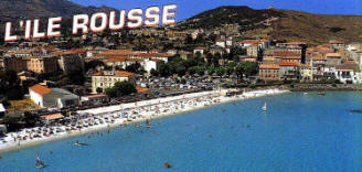 La plage d'Ile-Rousse